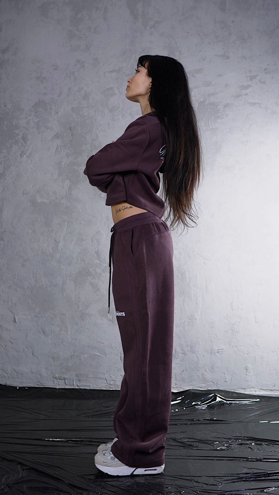 ESSNTIAL ELEMNTS WH Women's 350G Soft Straight-Leg Sweatpants - Essntial Elemnts