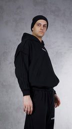 ESSNTIAL ELEMNTS WH Unisex 450G Side Taped Raw Edge Hoodie - Essntial Elemnts
