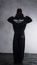 ESSNTIAL ELEMNTS WH Unisex 450G Side Taped Raw Edge Hoodie - Essntial Elemnts