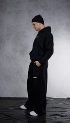 ESSNTIAL ELEMNTS WH Unisex 450G Side Taped Raw Edge Hoodie - Essntial Elemnts