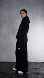 ESSNTIAL ELEMNTS WH Unisex 450G Side Taped Raw Edge Hoodie - Essntial Elemnts