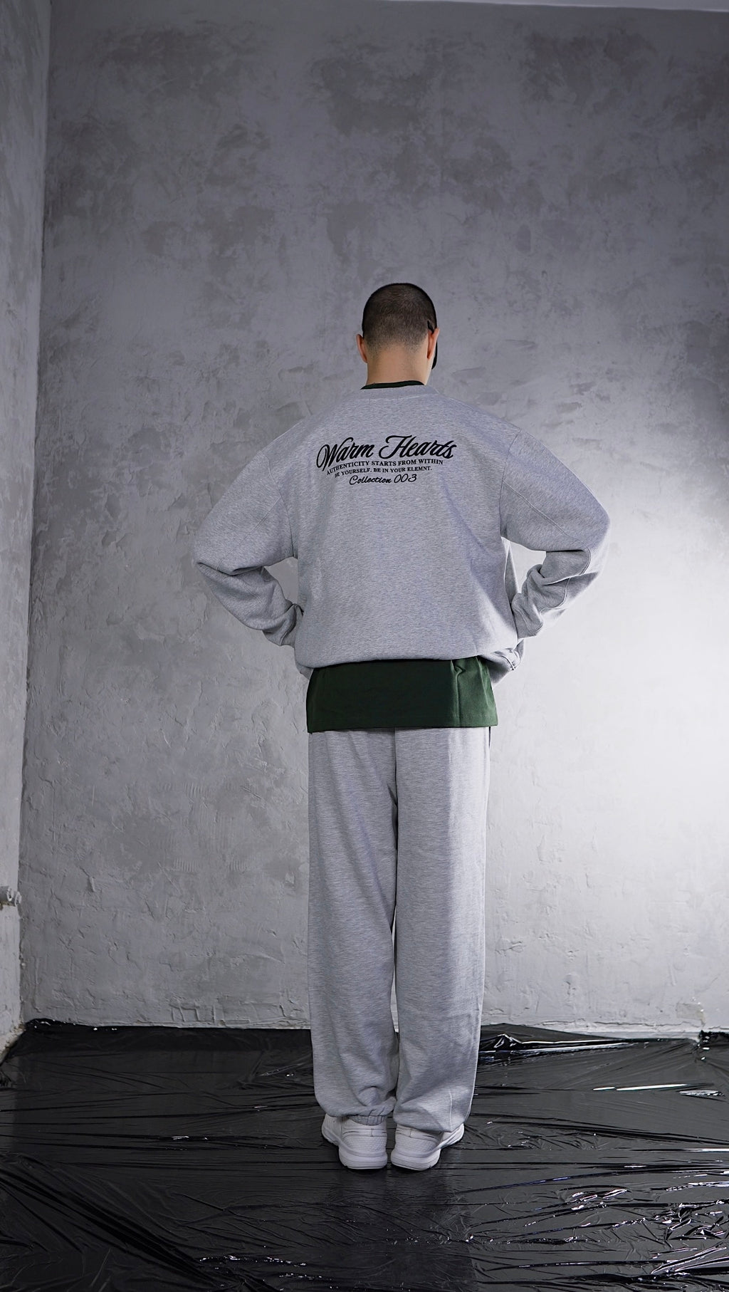ESSNTIAL ELEMNTS WH 350G Zip-Up Fleeced Jacket - Essntial Elemnts