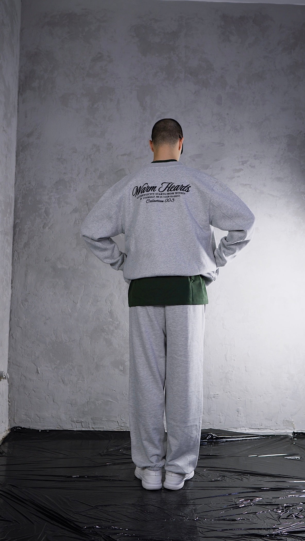 ESSNTIAL ELEMNTS WH 350G Zip-Up Fleeced Jacket - Essntial Elemnts