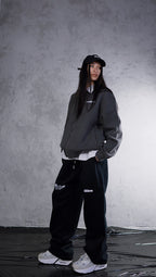 ESSNTIAL ELEMNTS WH 350G Zip-Up Fleeced Jacket - Essntial Elemnts