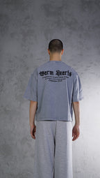 ESSNTIAL ELEMNTS WH Unisex 275G Mineral Wash Boxy Cotton Tee - Essntial Elemnts
