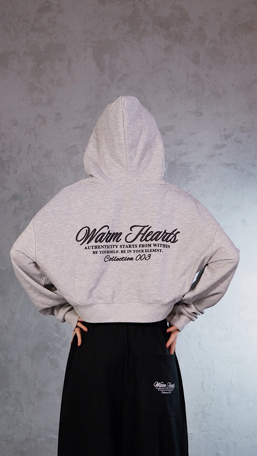 ESSNTIAL ELEMNTS WH Women's 310G Cropped Zip-Up Hoodie - Essntial Elemnts