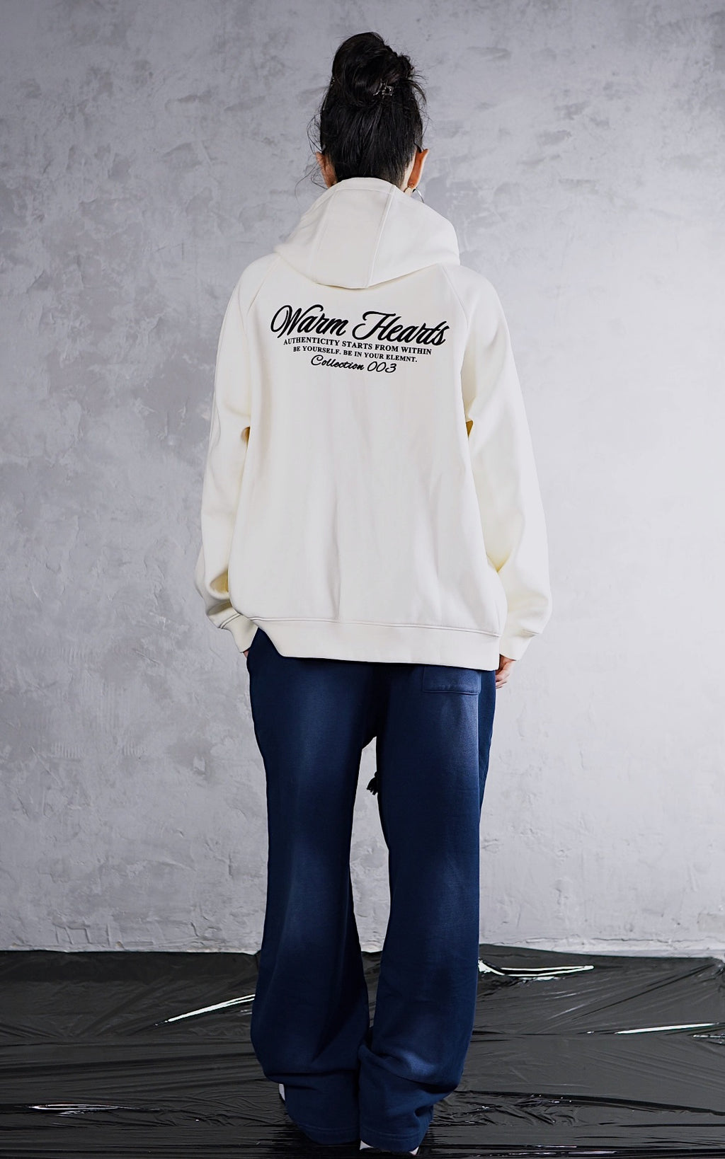 ESSNTIAL ELEMNTS WH 350G Faded Loose Straight Leg Sweatpants - Essntial Elemnts