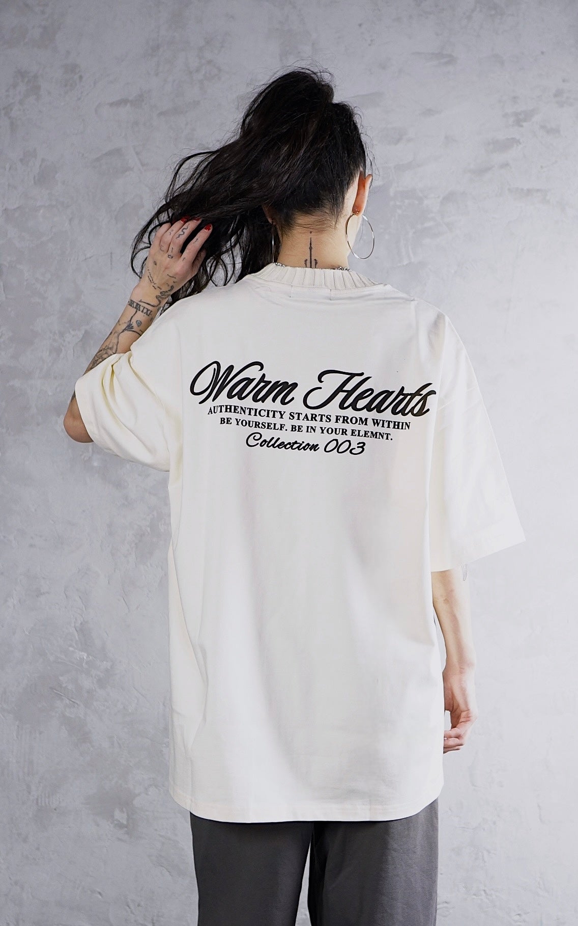 ESSNTIAL ELEMNTS WH 305G Heavyweight Knitted Round Neck Tee - Essntial Elemnts
