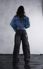 ESSNTIAL ELEMNTS WH Unisex 543G Vintage Wash Zip Up Denim Jacket - Essntial Elemnts