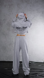 ESSNTIAL ELEMNTS WH Women's 310G Cropped Hoodie - Essntial Elemnts