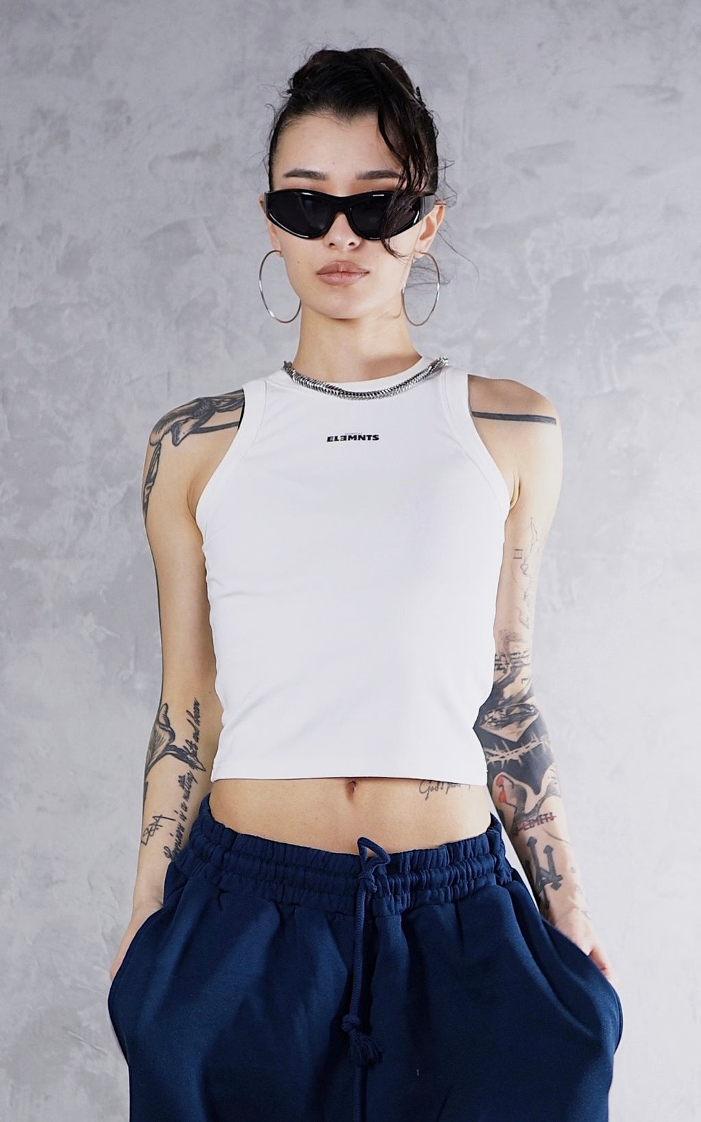 ESSNTIAL ELEMNTS WH Women's 235G Snow Washed Tank Top - Essntial Elemnts