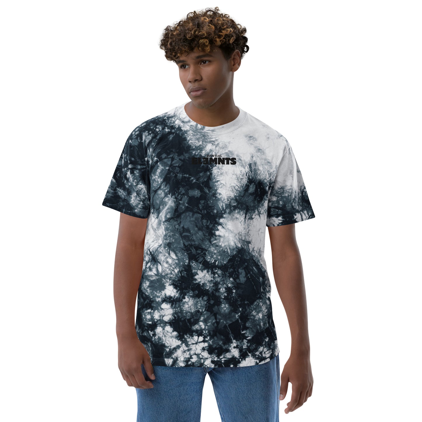 ƎSSNTIΛL ELƎMNTS Oversized Tie-Dye Tee