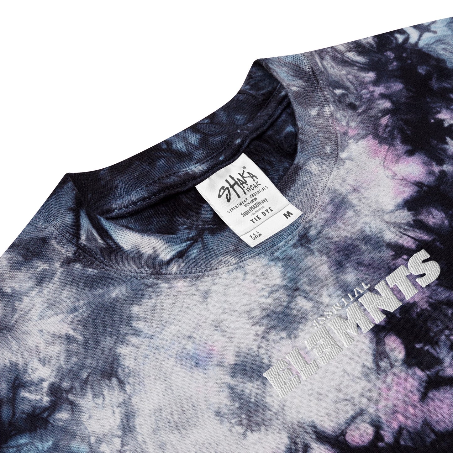 ƎSSNTIΛL ELƎMNTS Oversized Unisex Tie-Dye Tee