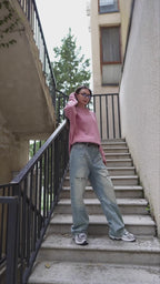 ESSNTIAL ELEMNTS WH 385G Faded Raw Hem Denim Jeans
