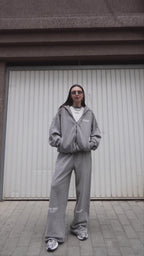 ESSNTIAL ELEMNTS WH 420G Snow Washed Tape Raw Edge Sweatpants
