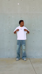ESSNTIALS ELEMNTS WH 430G Vintage Wash Distressed Denim Jeans