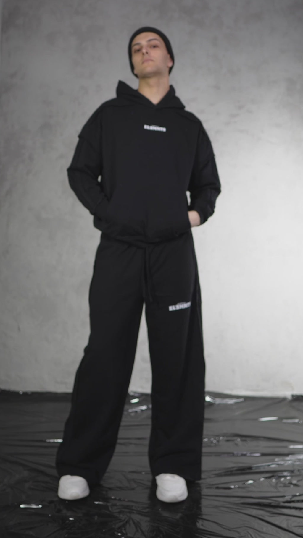 ESSNTIAL ELEMNTS WH 450G Taped Side Straight-Leg Sweatpants