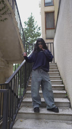 ESSNTIAL ELEMNTS WH 425G Faded Distressed Crewneck Sweater