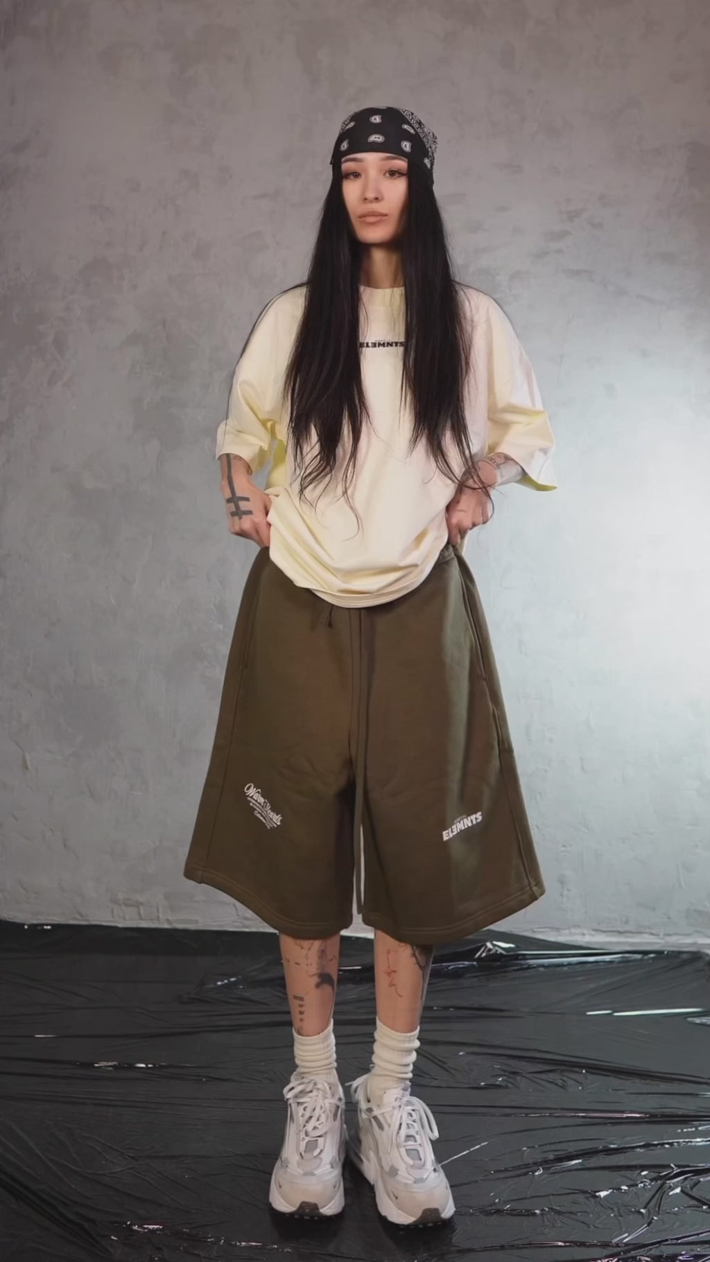 ESSNTIAL ELEMNTS WH 500G Heavyweight Fleece Shorts