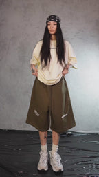 ESSNTIAL ELEMNTS WH 500G Heavyweight Fleece Shorts