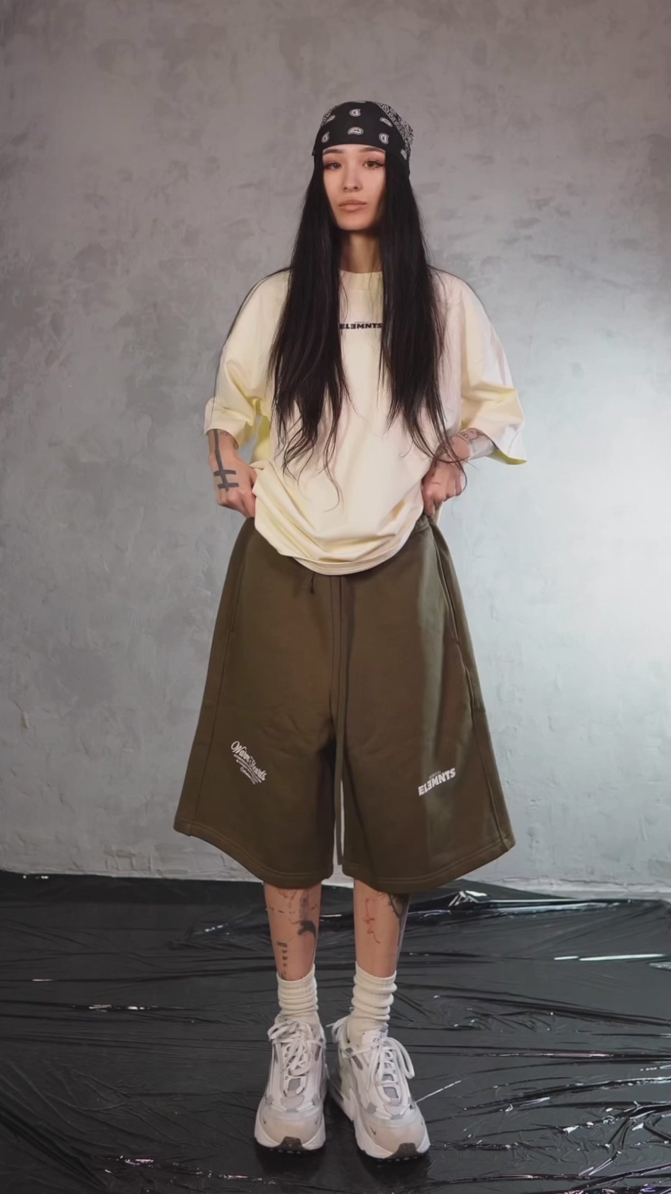 ESSNTIAL ELEMNTS WH 500G Heavyweight Fleece Shorts