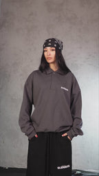ESSNTIAL ELEMNTS WH 445G Heavyweight Fleece Polo Sweatshirt