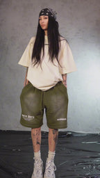 ESSNTIAL ELEMNTS WH 360G Washed Pattern Shorts