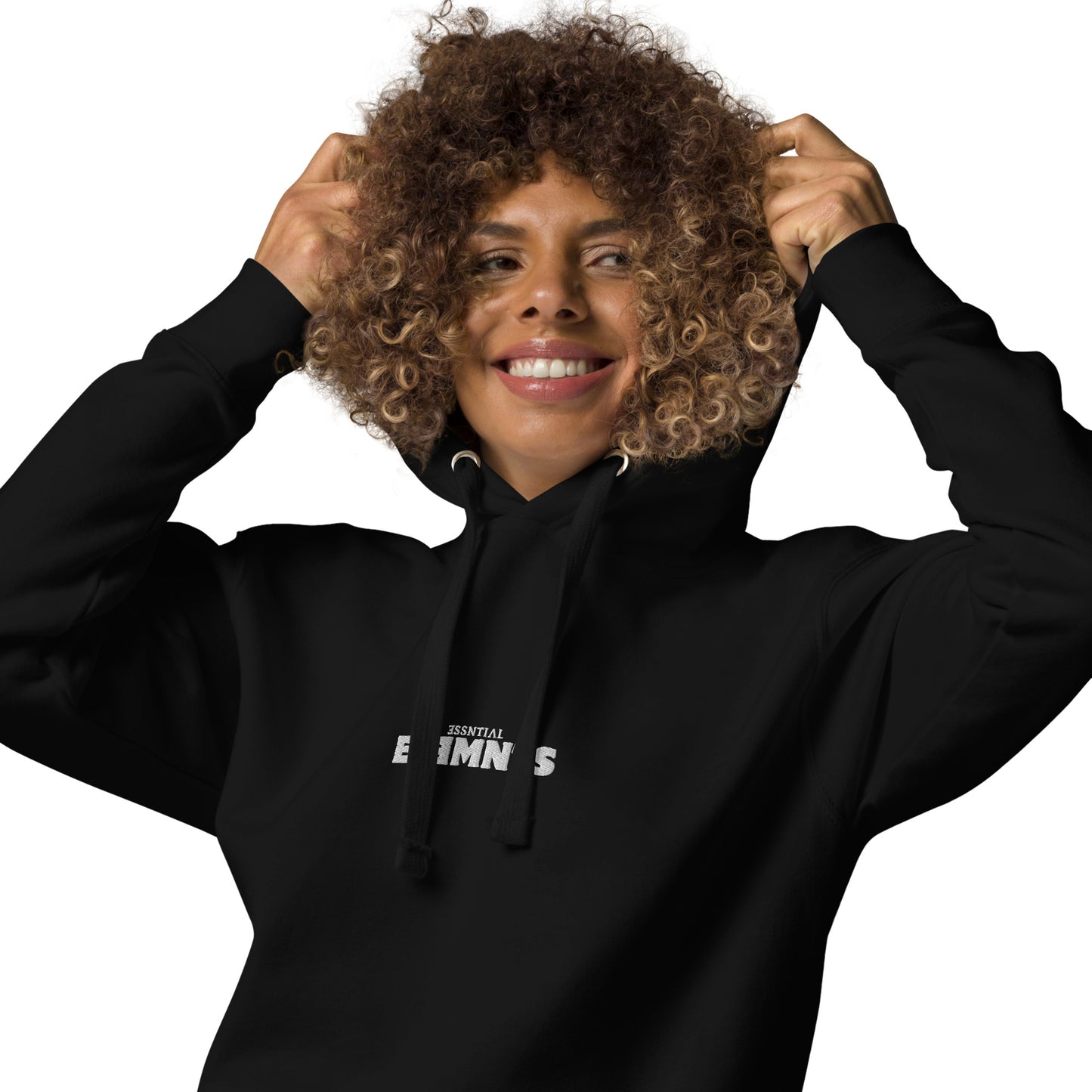 ƎSSNTIΛL ELƎMNTS Embroidered Unisex Seamless Fit Hoodie