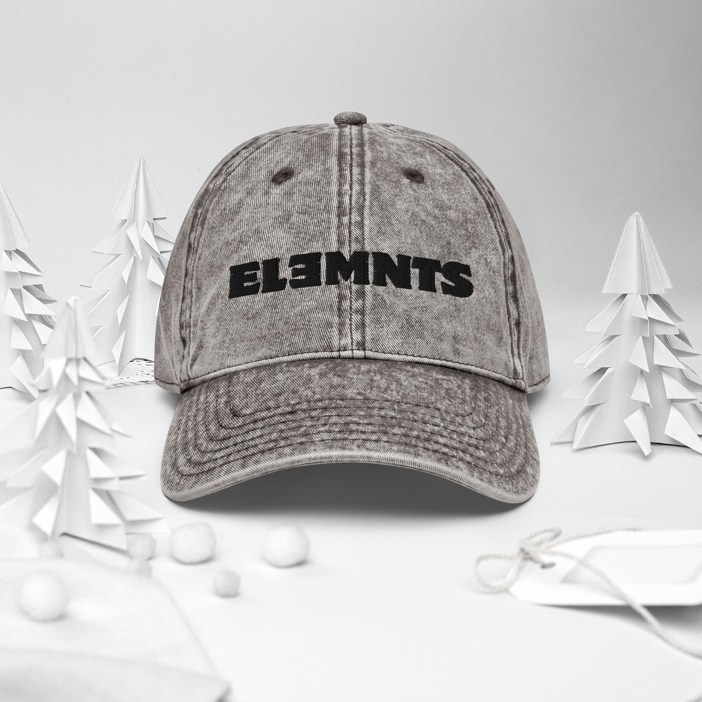 ƎSSNTIΛL ELƎMNTS Vintage Cotton Twill Cap