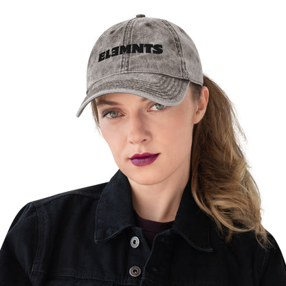 ƎSSNTIΛL ELƎMNTS Vintage Cotton Twill Cap