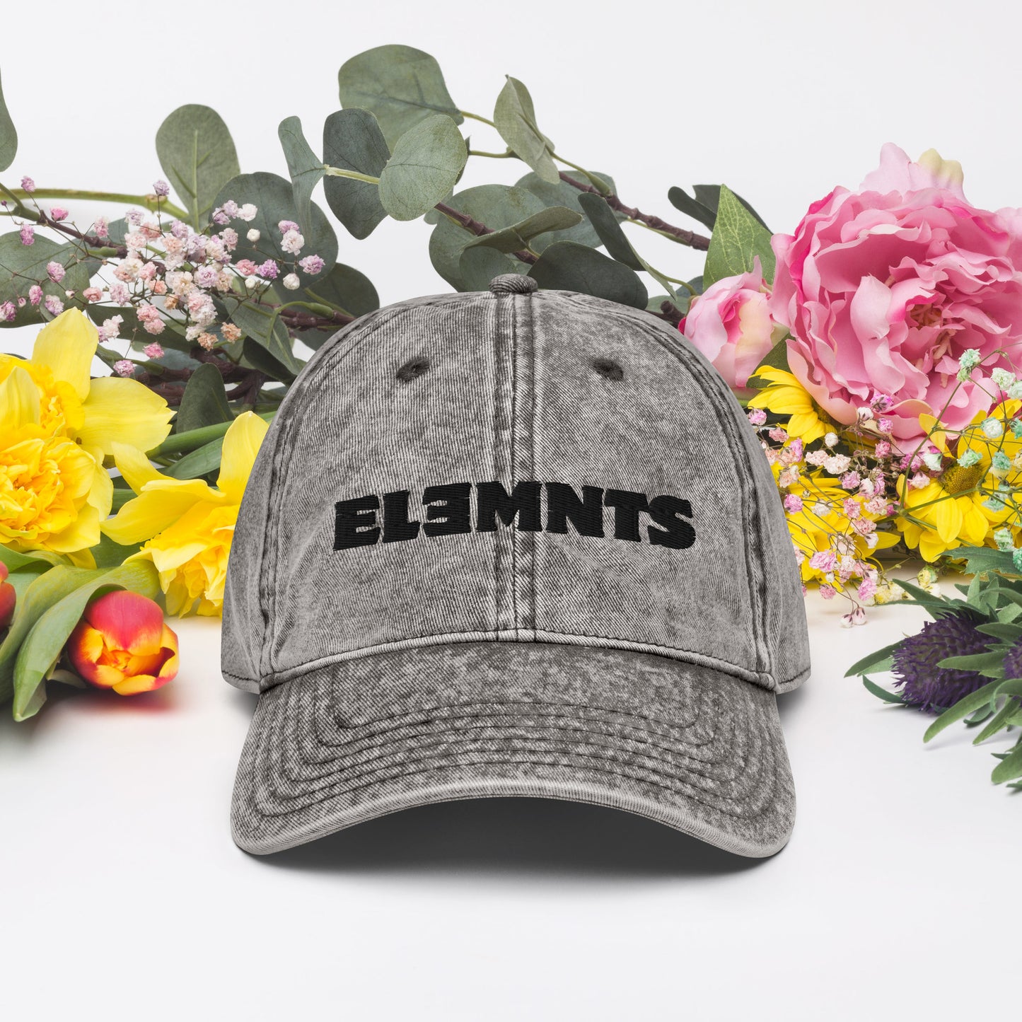 ƎSSNTIΛL ELƎMNTS Vintage Cotton Twill Cap