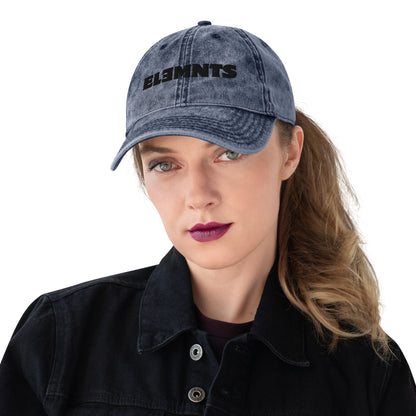 ƎSSNTIΛL ELƎMNTS Vintage Cotton Twill Cap