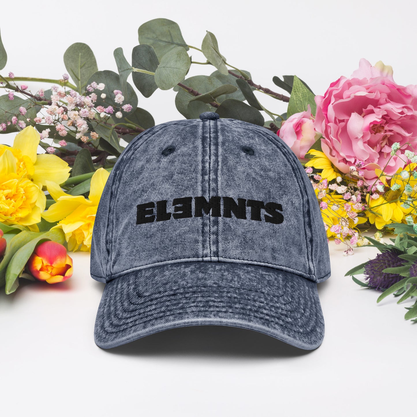 ƎSSNTIΛL ELƎMNTS Vintage Cotton Twill Cap