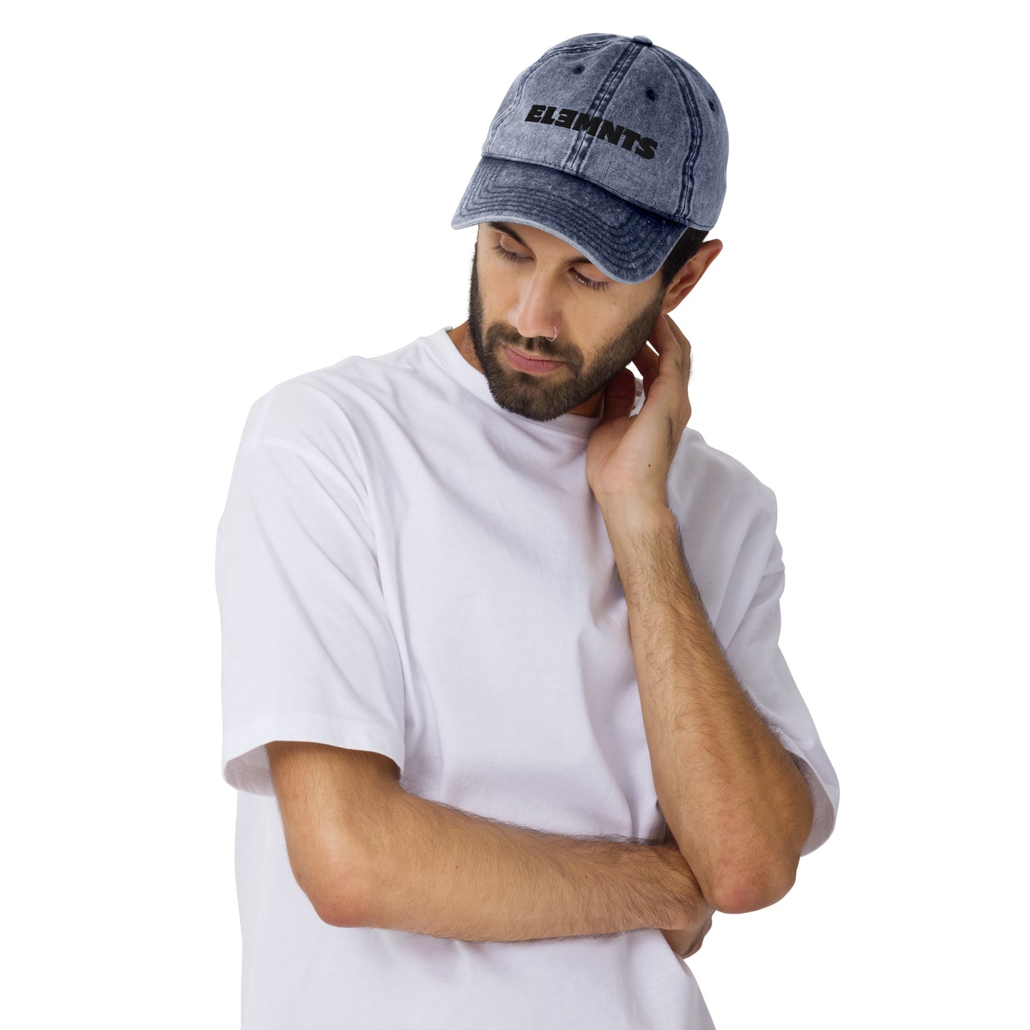 ƎSSNTIΛL ELƎMNTS Vintage Cotton Twill Cap